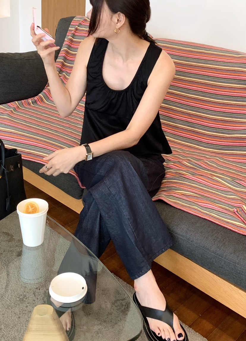 COURGETTE東大門㊣實拍女裝新品真品熱賣人氣推薦休閑吊帶背心COURGETTE吊帶/背心