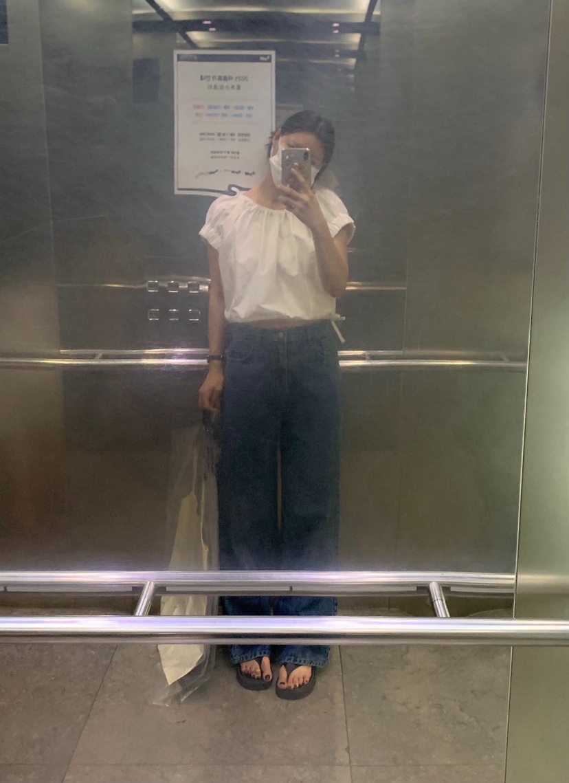 COURGETTE韓國直郵㊣女士新品熱賣25春夏人氣真品襯衫蕾絲衫COURGETTE襯衫/蕾絲衫
