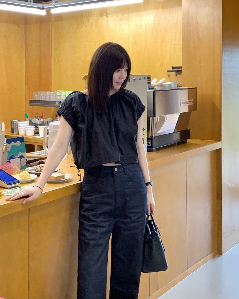 COURGETTE韓國直郵㊣女士新品熱賣25春夏人氣真品襯衫蕾絲衫COURGETTE襯衫/蕾絲衫