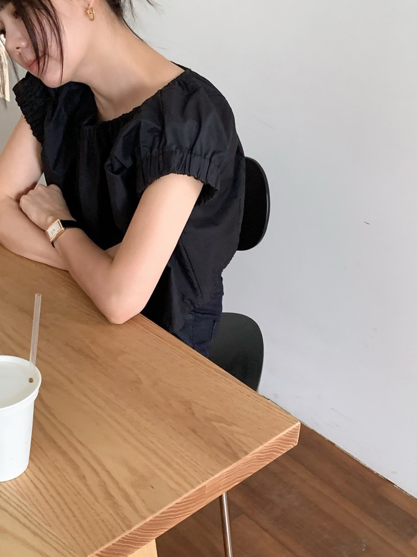 COURGETTE韓國直郵㊣女士新品熱賣25春夏人氣真品襯衫蕾絲衫COURGETTE襯衫/蕾絲衫