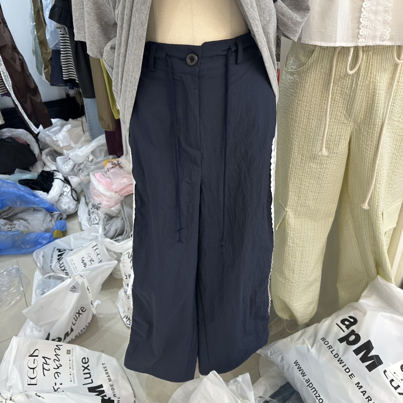 EGG IS東大門㊣直郵女裝新款人氣職業休閑真品25春夏休閑褲EGG IS休閑褲圖色3