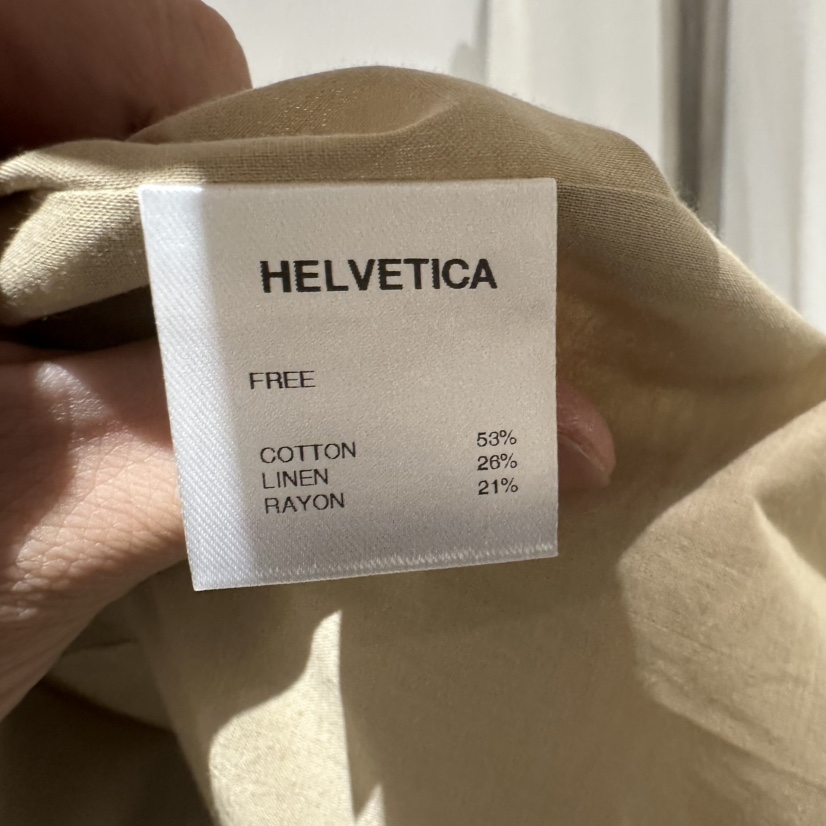 HELVETICA東大門㊣實拍女士新款真品25春夏馬甲紐扣背心亞麻HELVETICA馬甲