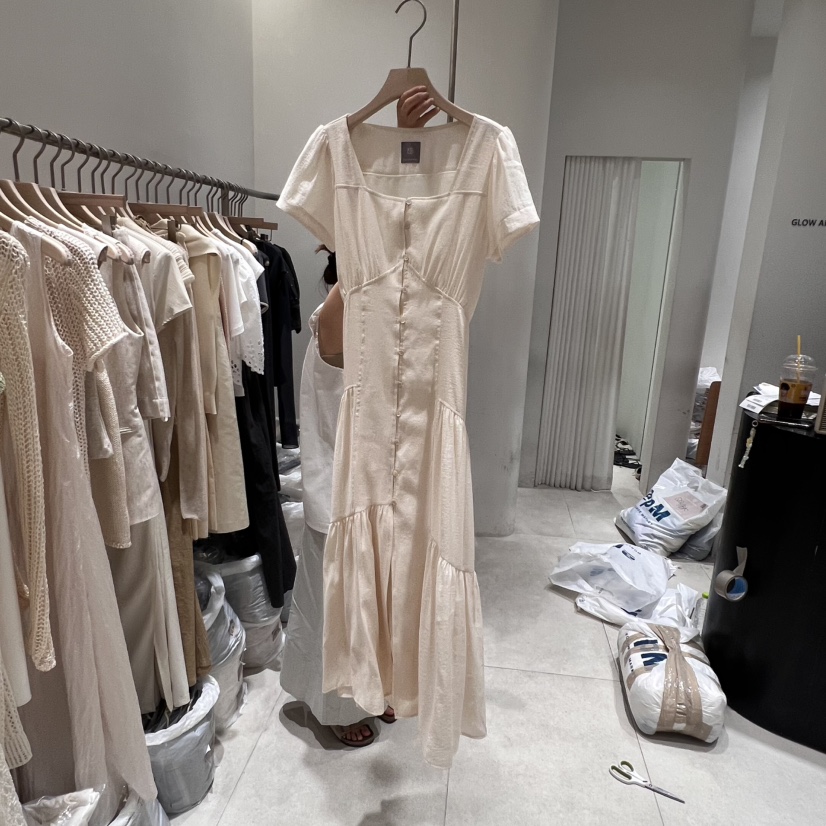 GLOW AND NYMPH韓國直郵㊣女裝新品休閑25春夏推薦連衣裙GLOW AND NYMPH連衣裙
