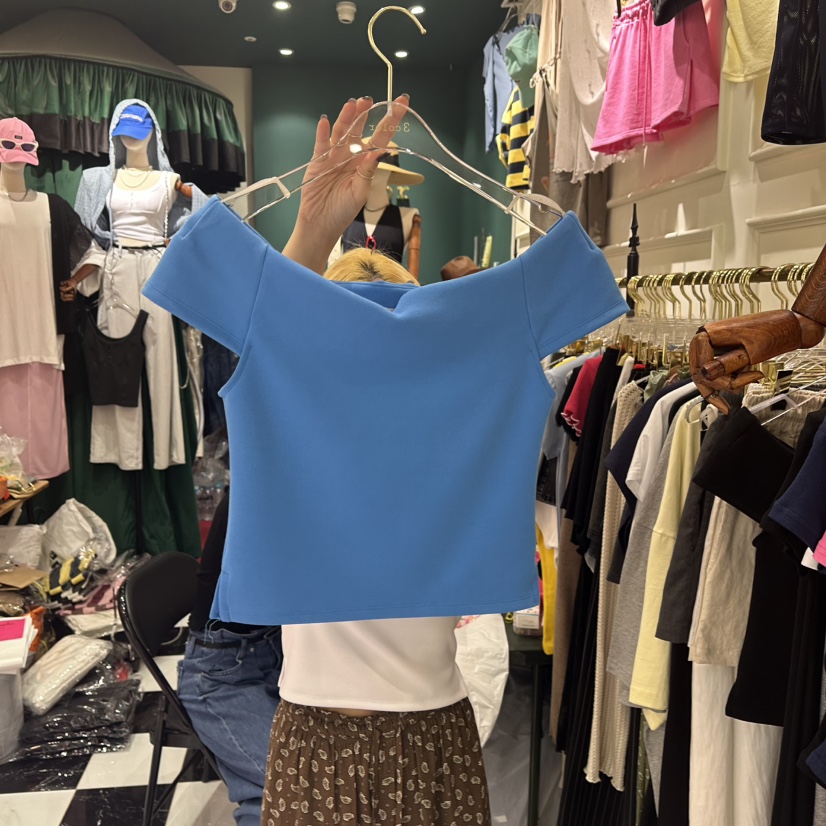 3COLOR韓國直郵㊣女士新品熱賣T恤Three colorT恤圖色3