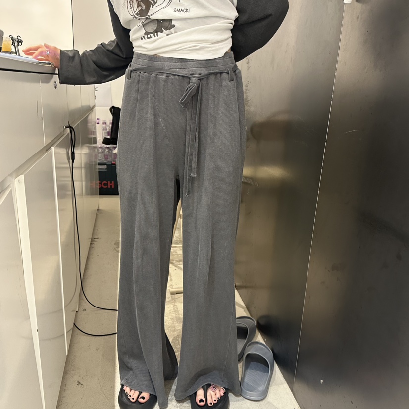 JANE BIRKIN東大門㊣直郵女士新品職業推薦時尚休閑褲含腰繩JANE BIRKIN設計師品牌休閑褲