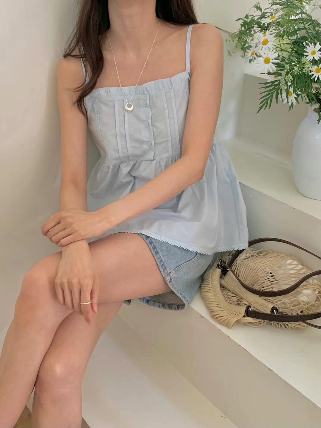UN.TOY-언토이-T東大門㊣直郵女裝新品休閑職業吊帶背心UN.TOY吊帶/背心