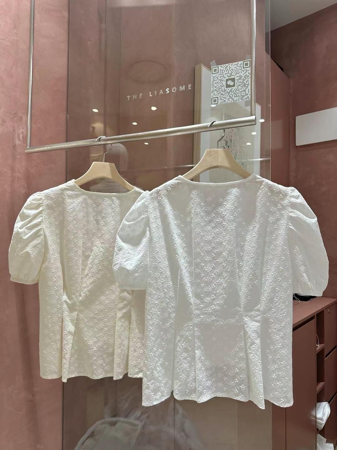 THE LIASOME韓國直郵㊣女裝新品25春夏熱賣人氣襯衫蕾絲衫THE LIASOME襯衫/蕾絲衫