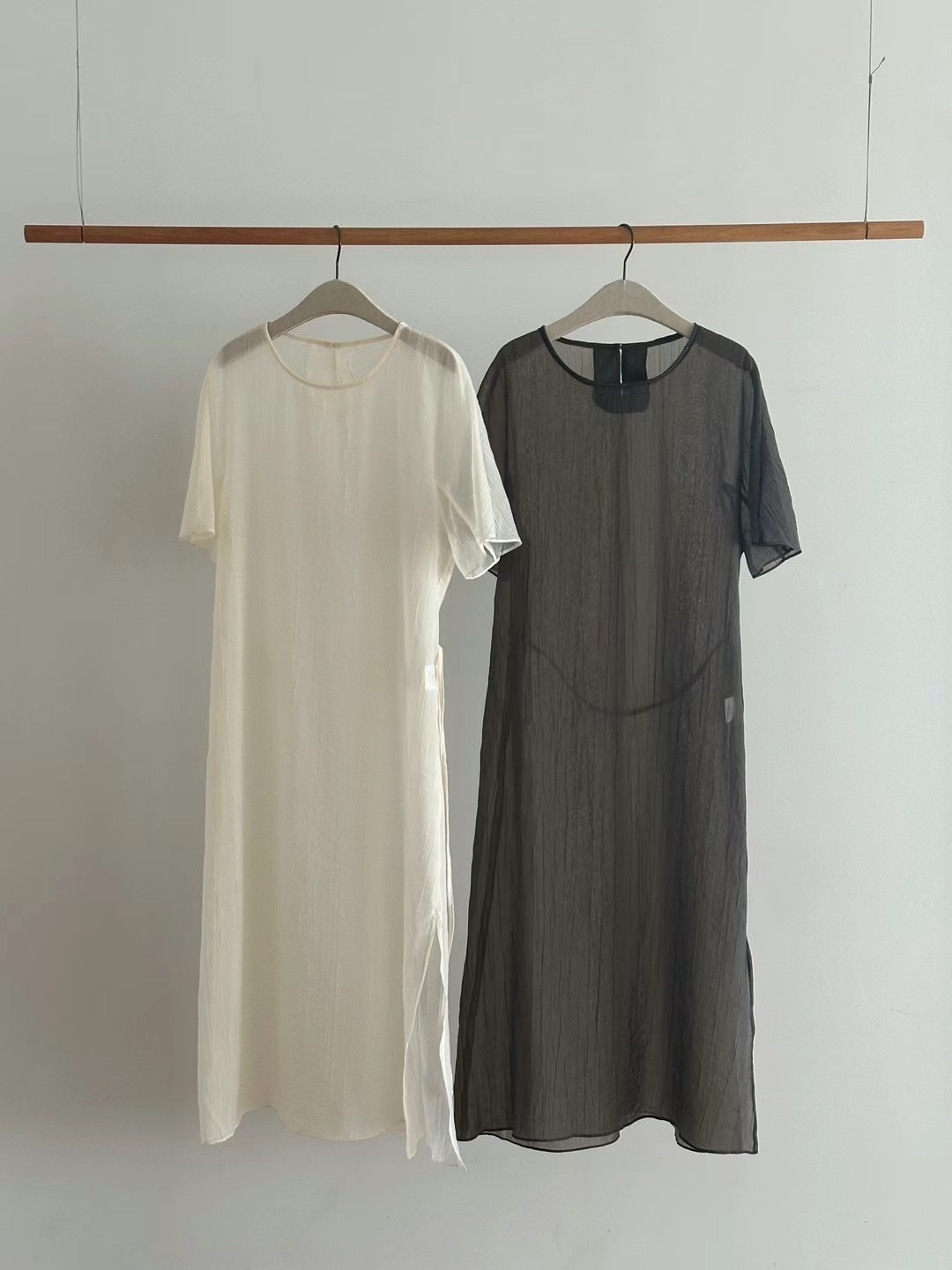 FLAT WHITE韓國代購㊣女士新品職業25春夏休閑推薦熱賣連衣裙FLAT WHITE連衣裙圖色2左二色