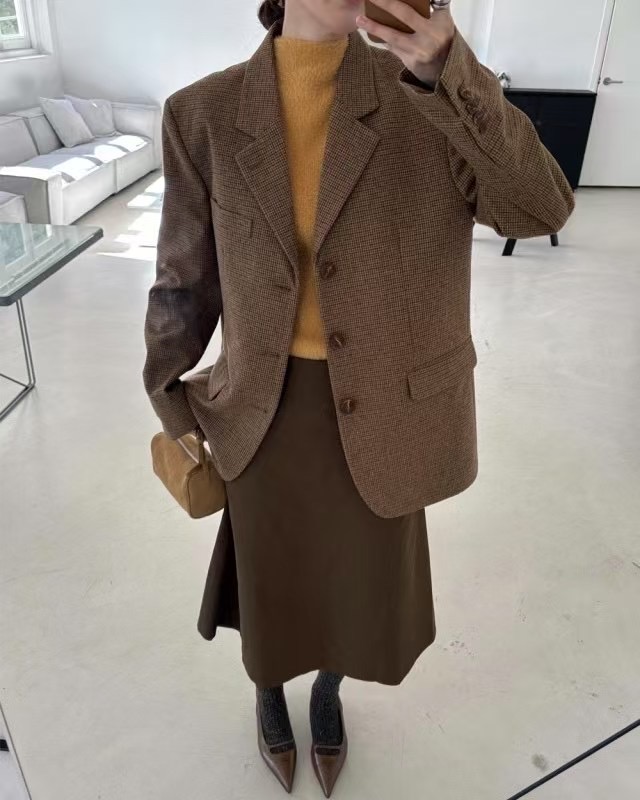 AMU韓國直郵㊣女裝新品職業真品休閑推薦時尚熱賣半身裙中短裙CLOSER半身裙/中短裙