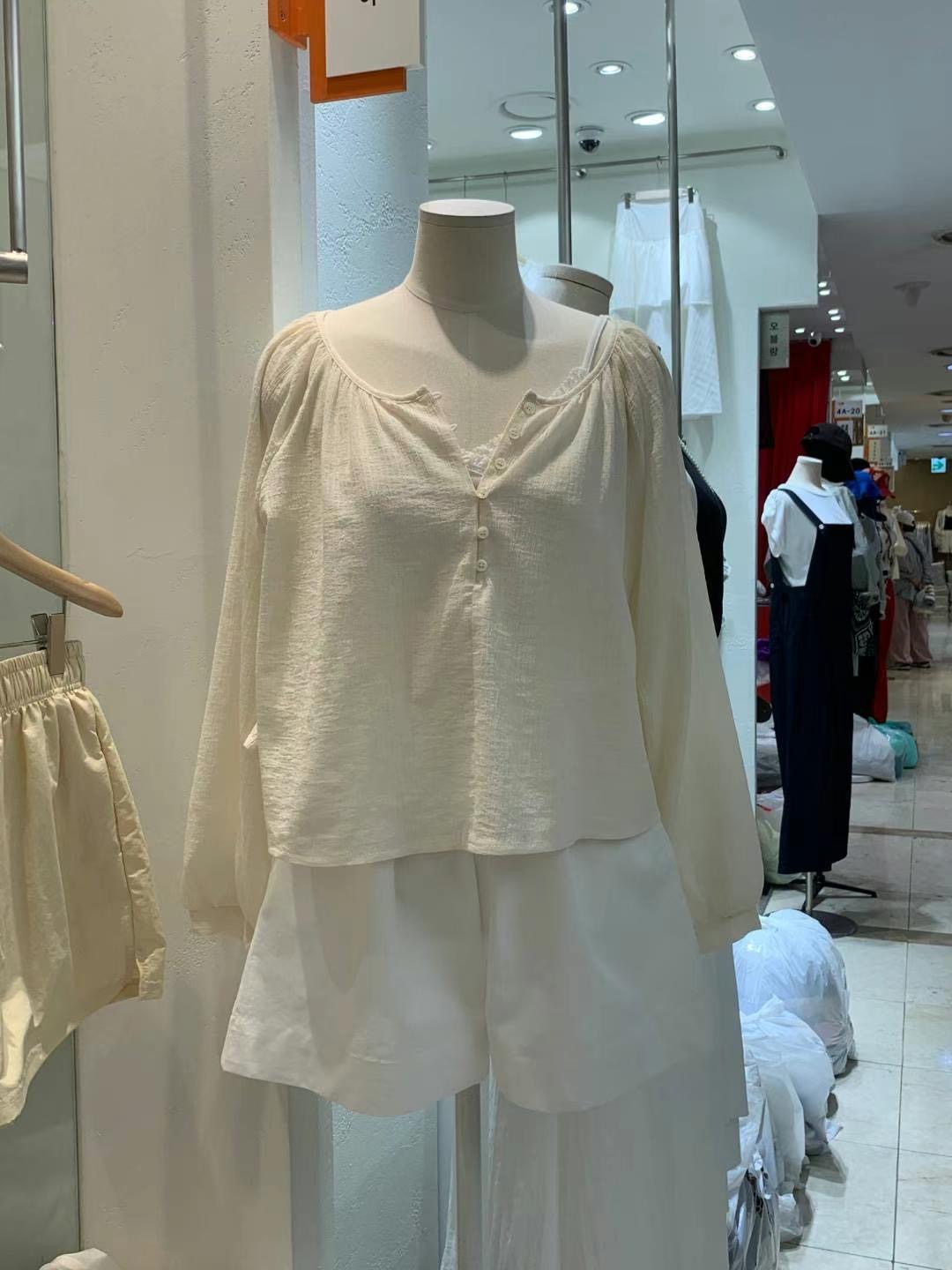 UN.TOY-언토이-T東大門㊣直郵女裝新品推薦25春夏襯衫蕾絲衫UN.TOY襯衫/蕾絲衫圖色2