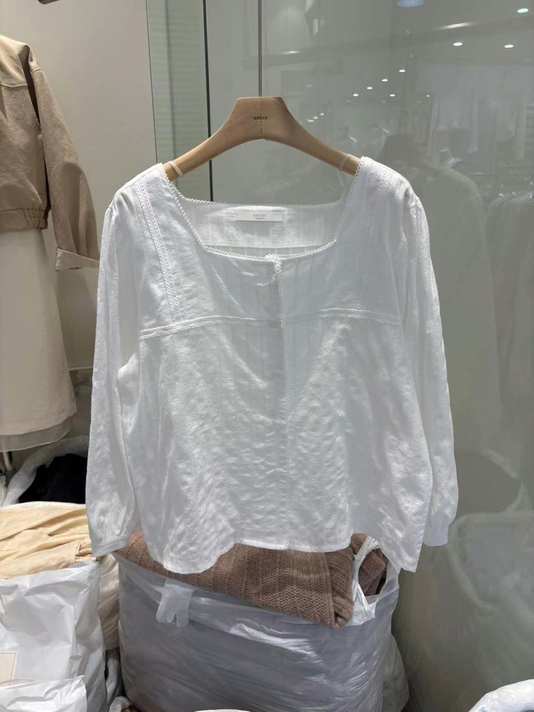 UN.TOY-언토이-T東大門㊣直郵女裝新款時尚人氣襯衫蕾絲衫UN.TOY襯衫/蕾絲衫圖色1