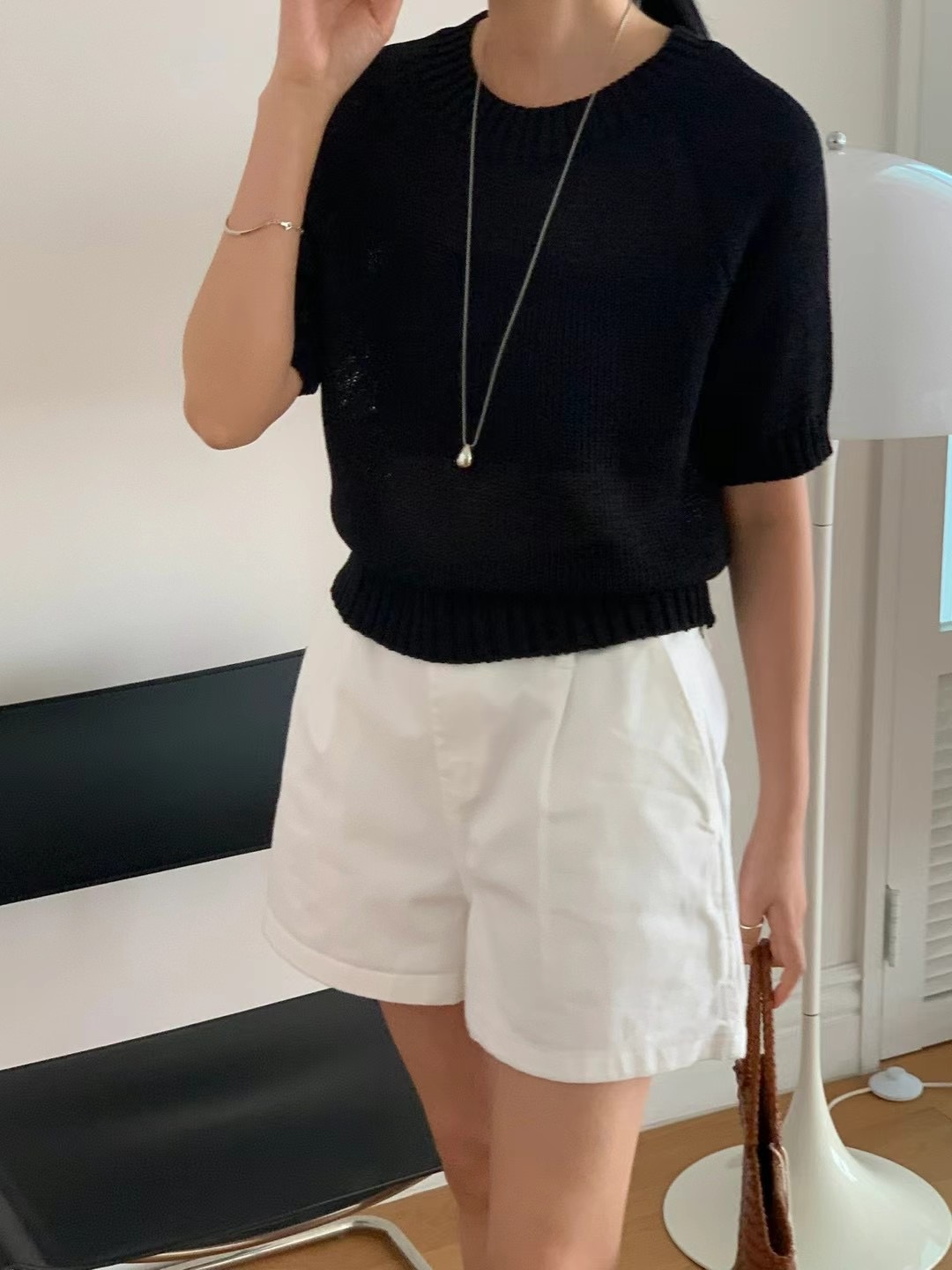 FLAT WHITE東大門㊣代購女裝新品休閑熱賣人氣推薦職業針織衫FLAT WHITE針織衫
