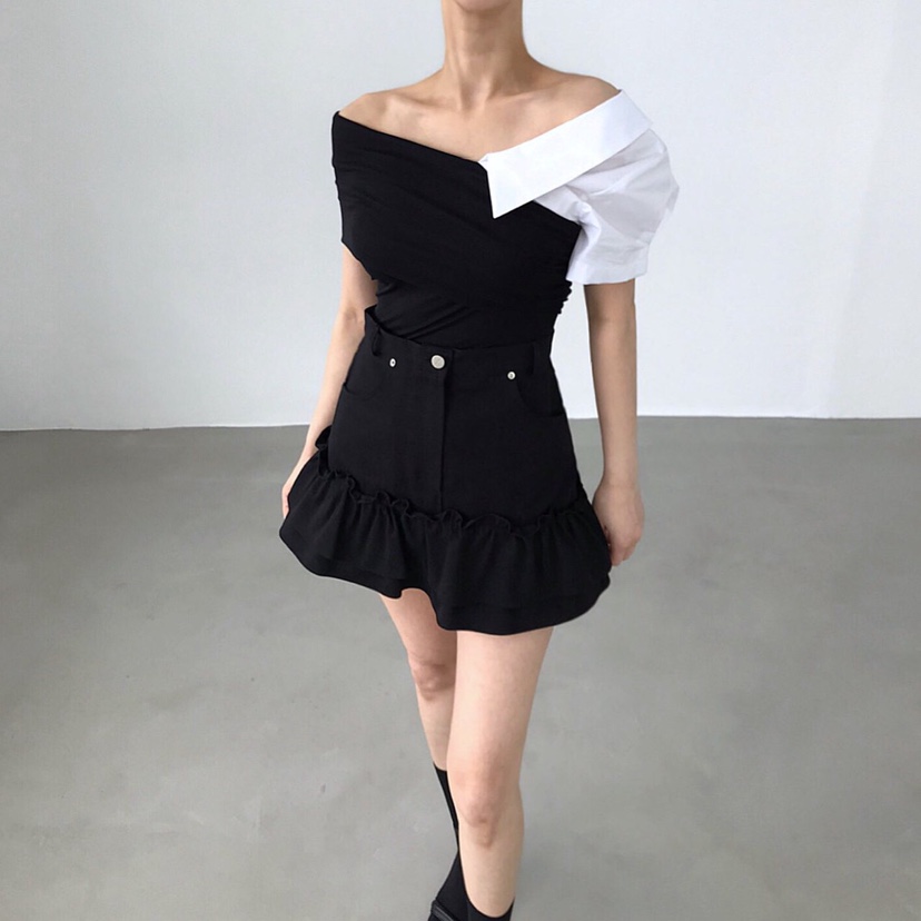 2TWO MOON韓國代購㊣女士新款人氣職業25春夏時尚襯衫蕾絲衫2TWO MOON襯衫/蕾絲衫圖色2