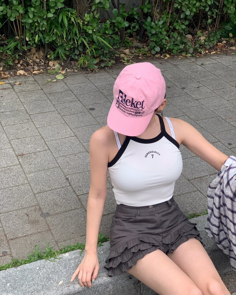 REVE CITE-L東大門㊣代購女裝新品時尚人氣25春夏短褲荷葉邊REVE CITE短褲