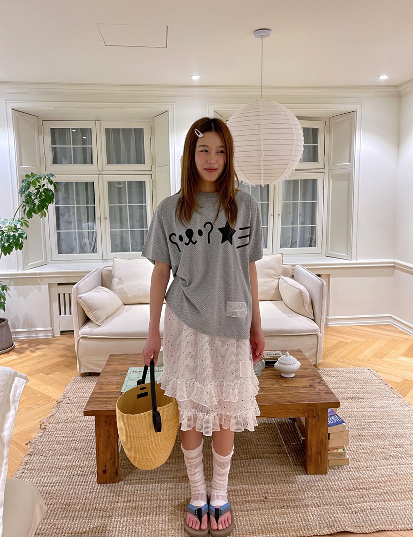 BOUTIQUE-L東大門㊣實拍女士新品職業推薦人氣25春夏熱賣T恤BOUTIQUE-LT恤