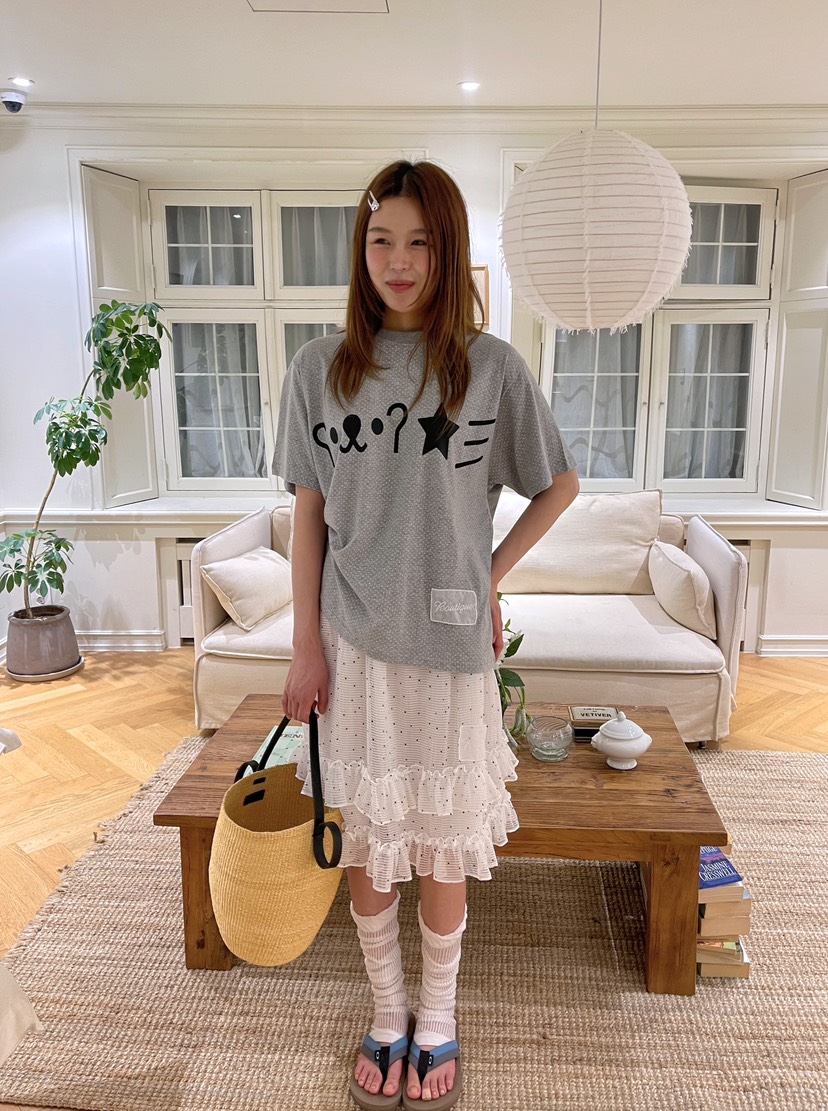 BOUTIQUE-L東大門㊣實拍女士新品職業推薦人氣25春夏熱賣T恤BOUTIQUE-LT恤