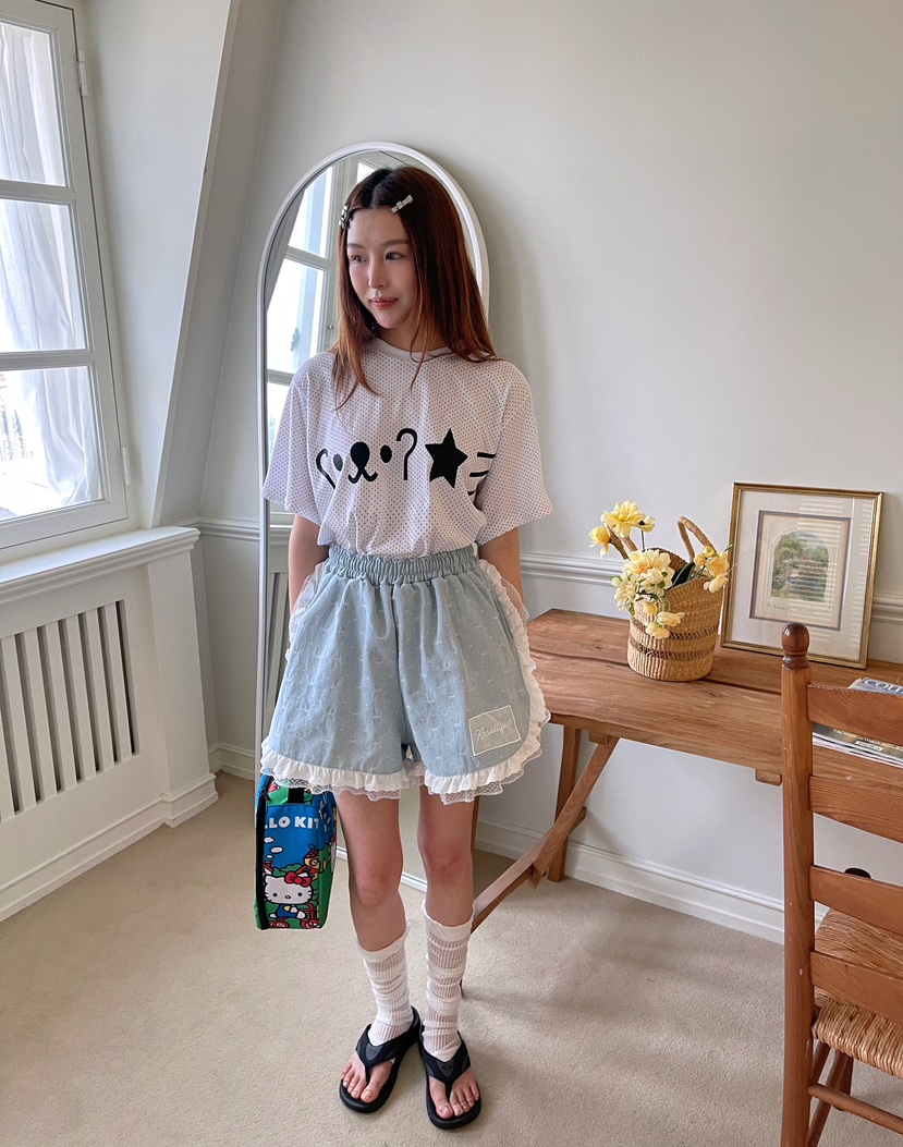 BOUTIQUE-L東大門㊣實拍女士新品職業推薦人氣25春夏熱賣T恤BOUTIQUE-LT恤圖色3