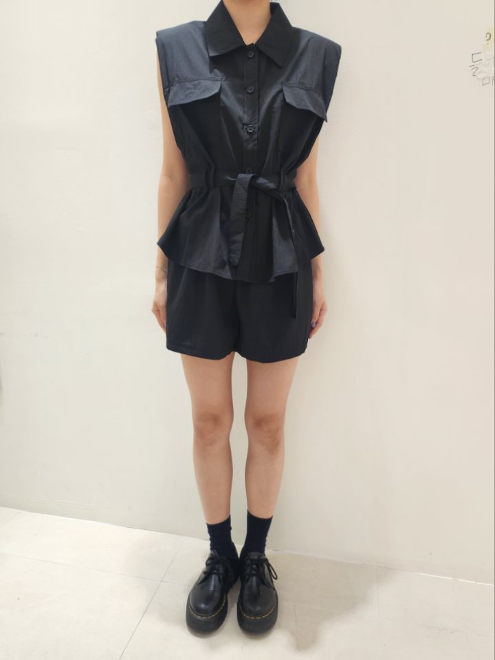 FEMME韓國代購㊣女士新款熱賣職業真品推薦時尚套裝含腰帶套裝FEMME套裝