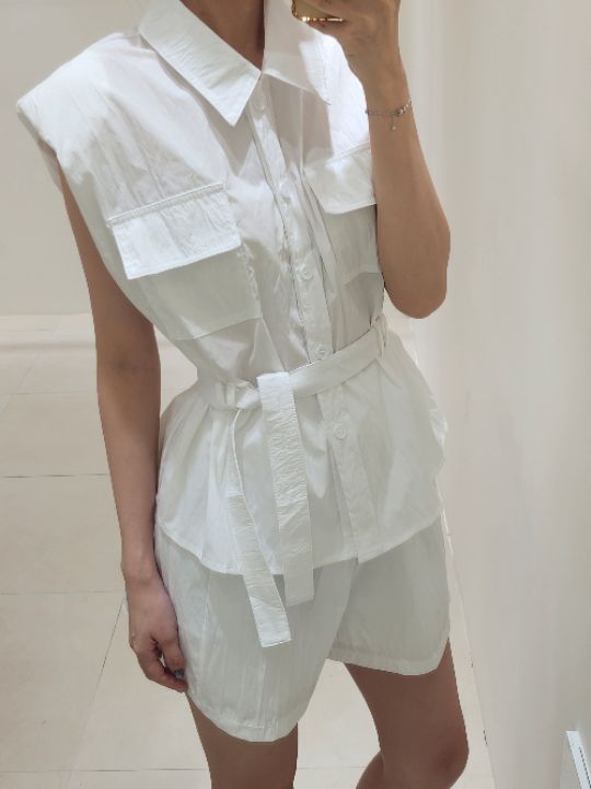 FEMME韓國代購㊣女士新款熱賣職業真品推薦時尚套裝含腰帶套裝FEMME套裝