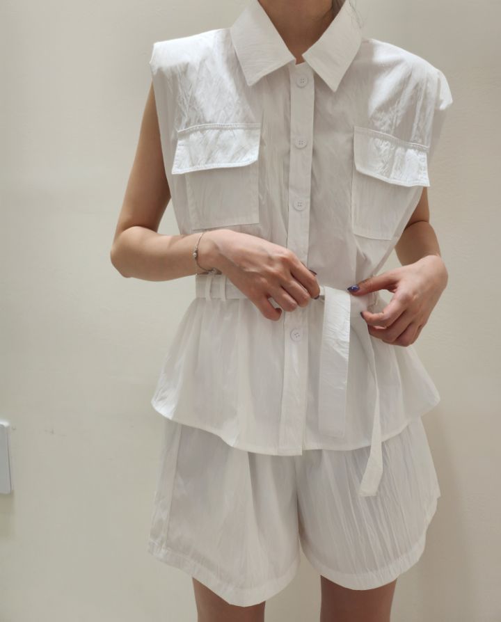 FEMME韓國代購㊣女士新款熱賣職業真品推薦時尚套裝含腰帶套裝FEMME套裝