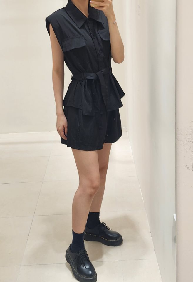 FEMME韓國代購㊣女士新款熱賣職業真品推薦時尚套裝含腰帶套裝FEMME套裝圖色3