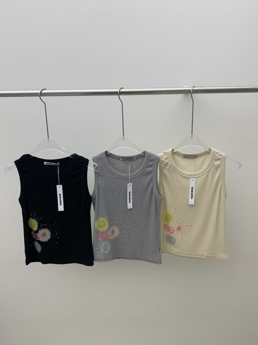 SEOLO東大門㊣實拍女裝新款時尚人氣推薦25春夏職業吊帶背心Seolo seoul吊帶/背心