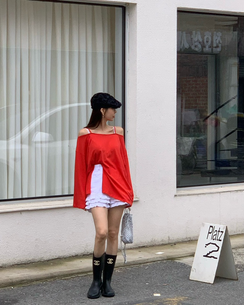 REVE CITE-L韓國直郵㊣女士新款推薦熱賣人氣真品長袖T恤REVE CITE長袖T恤