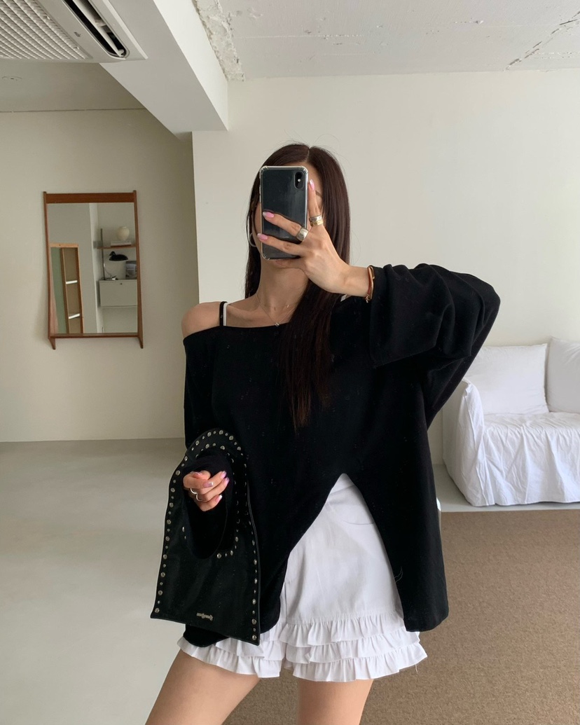 REVE CITE-L韓國直郵㊣女士新款推薦熱賣人氣真品長袖T恤REVE CITE長袖T恤圖色2