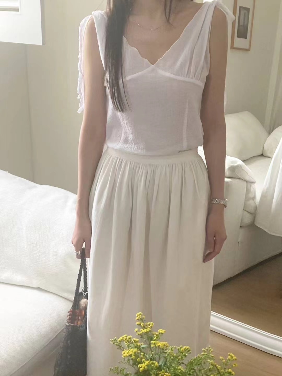 TOUST東大門㊣實拍女士新款時尚熱賣推薦25春夏人氣吊帶背心TOUST吊帶/背心