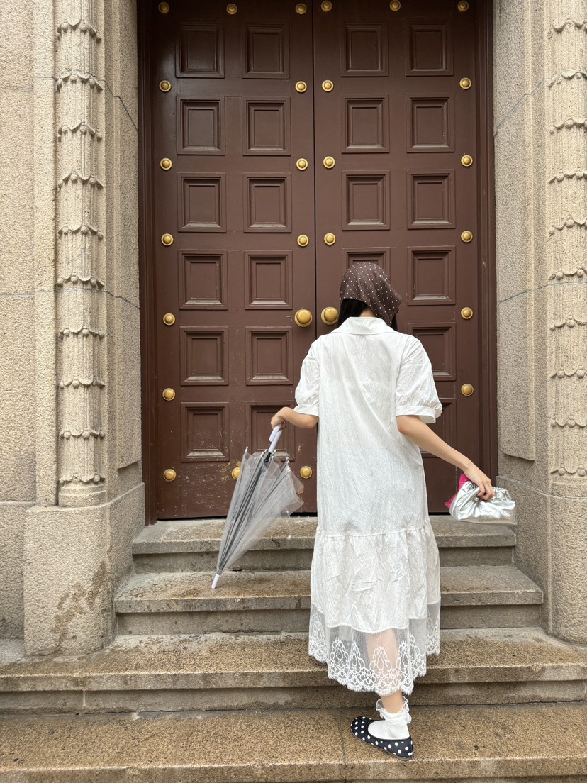 MAISONDEGLORY東大門㊣代購女士新品真品推薦25春夏連衣裙長款MAISON DE GLORY連衣裙
