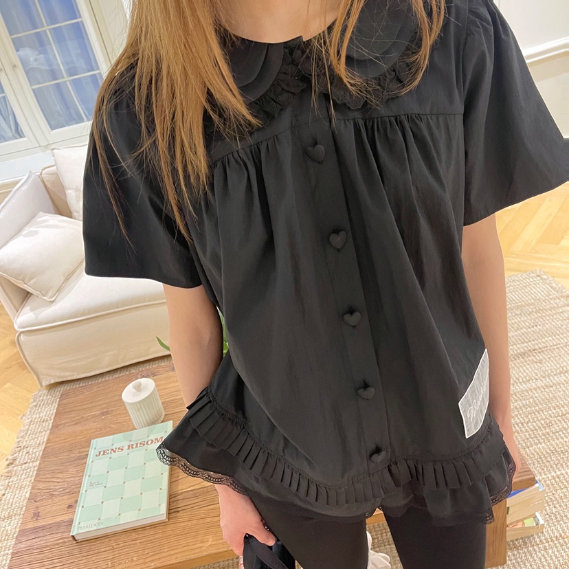BOUTIQUE-L韓國直郵㊣女士新款推薦時尚真品職業襯衫蕾絲衫BOUTIQUE-L襯衫/蕾絲衫