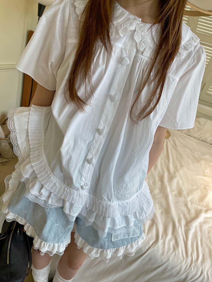 BOUTIQUE-L韓國直郵㊣女士新款推薦時尚真品職業襯衫蕾絲衫BOUTIQUE-L襯衫/蕾絲衫