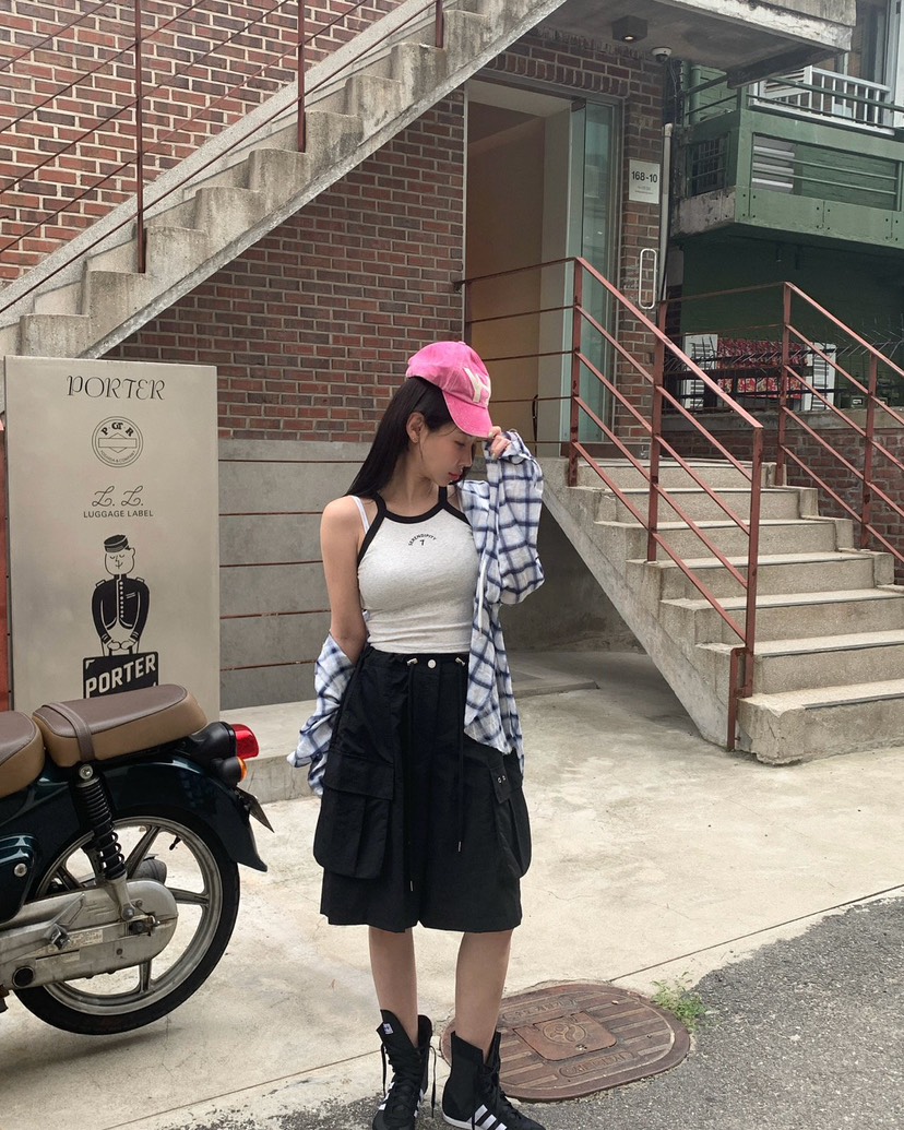 REVE CITE-L東大門㊣代購女裝新款推薦時尚職業熱賣休閑短褲REVE CITE短褲