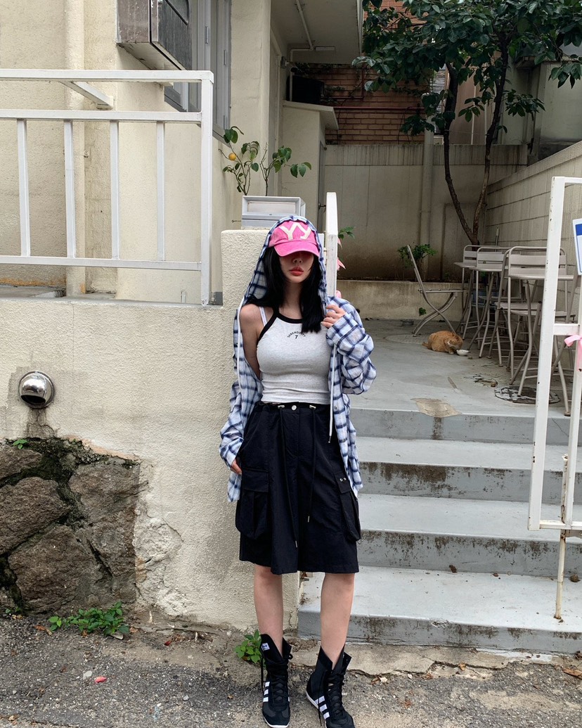 REVE CITE-L東大門㊣代購女裝新款推薦時尚職業熱賣休閑短褲REVE CITE短褲圖色2