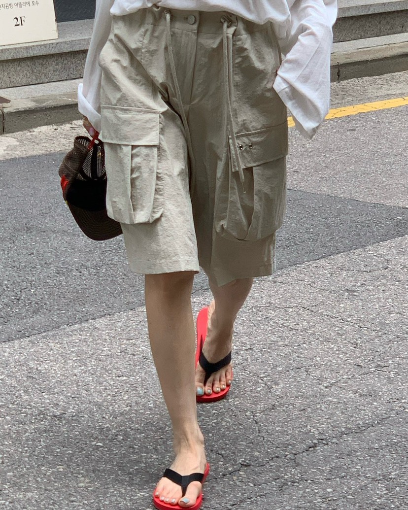 REVE CITE-L東大門㊣代購女裝新款推薦時尚職業熱賣休閑短褲REVE CITE短褲圖色3