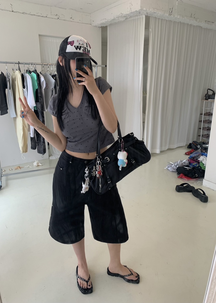 SEOLO韓國代購㊣女裝新款熱賣真品人氣時尚推薦25春夏職業短褲Seolo seoul短褲
