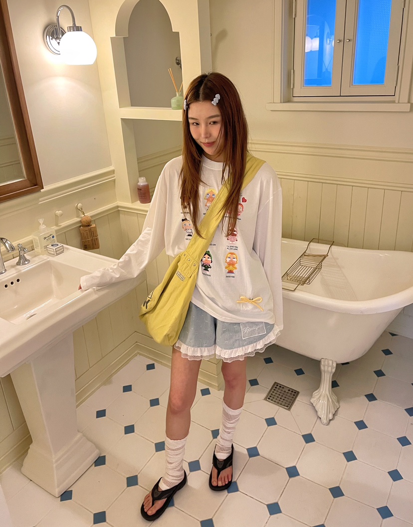 BOUTIQUE-L韓國直郵㊣女士新款推薦休閑職業時尚人氣長袖T恤BOUTIQUE-L長袖T恤