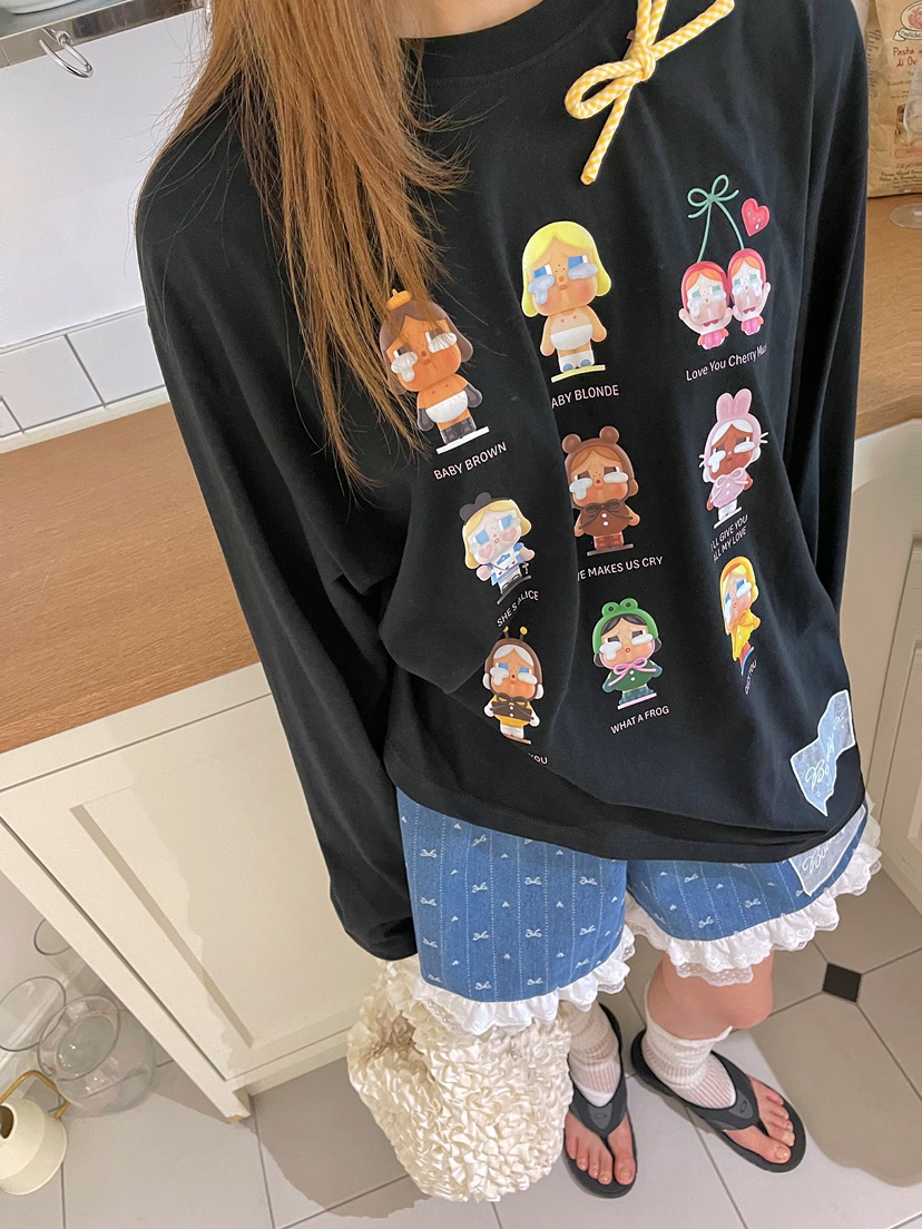 BOUTIQUE-L韓國直郵㊣女士新款推薦休閑職業時尚人氣長袖T恤BOUTIQUE-L長袖T恤