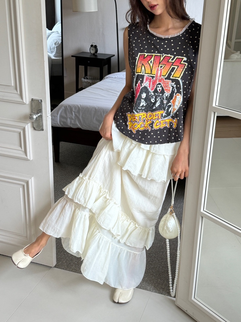 MAISONDEGLORY東大門㊣實拍女裝新款時尚25春夏休閑吊帶背心MAISON DE GLORY吊帶/背心