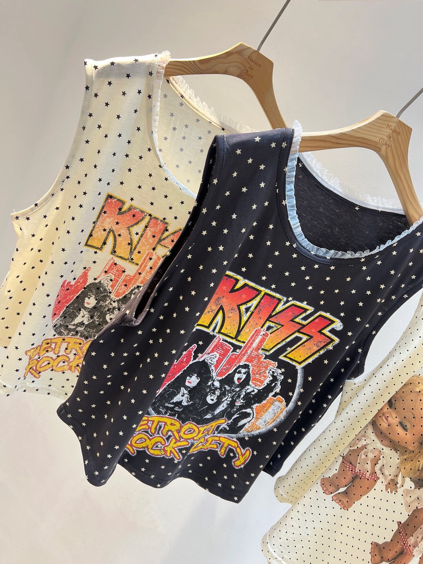 MAISONDEGLORY東大門㊣實拍女裝新款時尚25春夏休閑吊帶背心MAISON DE GLORY吊帶/背心