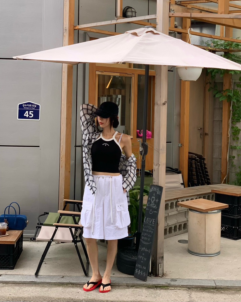 REVE CITE-L東大門㊣直郵女裝新款25春夏休閑真品吊帶背心REVE CITE吊帶/背心