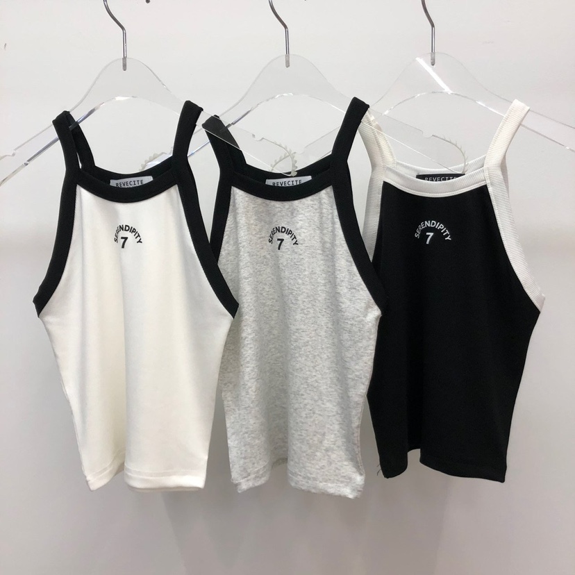 REVE CITE-L東大門㊣直郵女裝新款25春夏休閑真品吊帶背心REVE CITE吊帶/背心