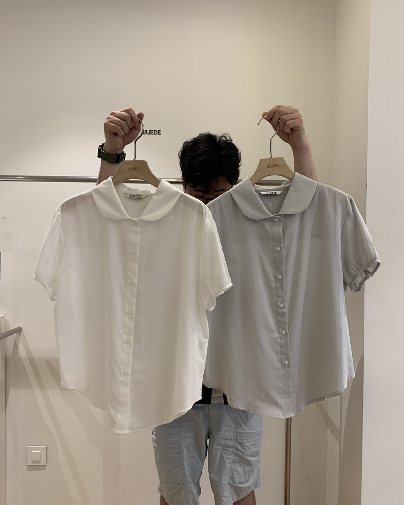 JUEDE(此品牌容易投訴)韓國直郵㊣女裝新款職業襯衫蕾絲衫JUEDE襯衫/蕾絲衫