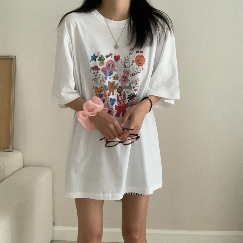 FROMJINI韓國直郵㊣女士新品推薦休閑職業25春夏人氣熱賣T恤FROMJINIT恤