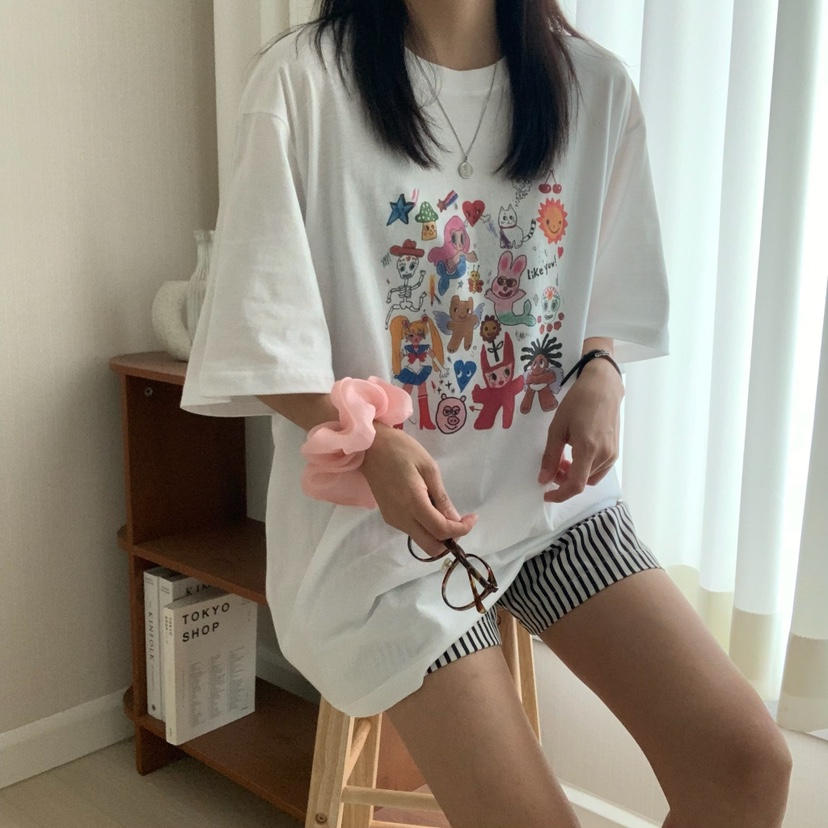 FROMJINI韓國直郵㊣女士新品推薦休閑職業25春夏人氣熱賣T恤FROMJINIT恤