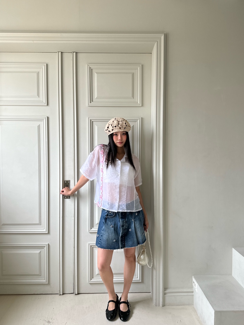 MAISONDEGLORY韓國直郵㊣女裝新款職業熱賣真品推薦襯衫蕾絲衫MAISON DE GLORY襯衫/蕾絲衫