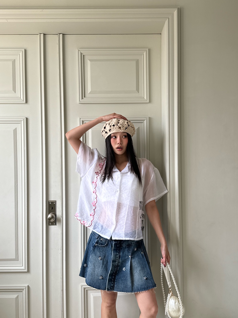 MAISONDEGLORY韓國直郵㊣女裝新款職業熱賣真品推薦襯衫蕾絲衫MAISON DE GLORY襯衫/蕾絲衫