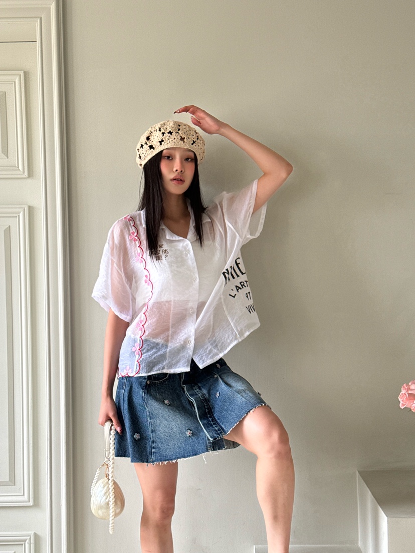 MAISONDEGLORY韓國直郵㊣女裝新款職業熱賣真品推薦襯衫蕾絲衫MAISON DE GLORY襯衫/蕾絲衫