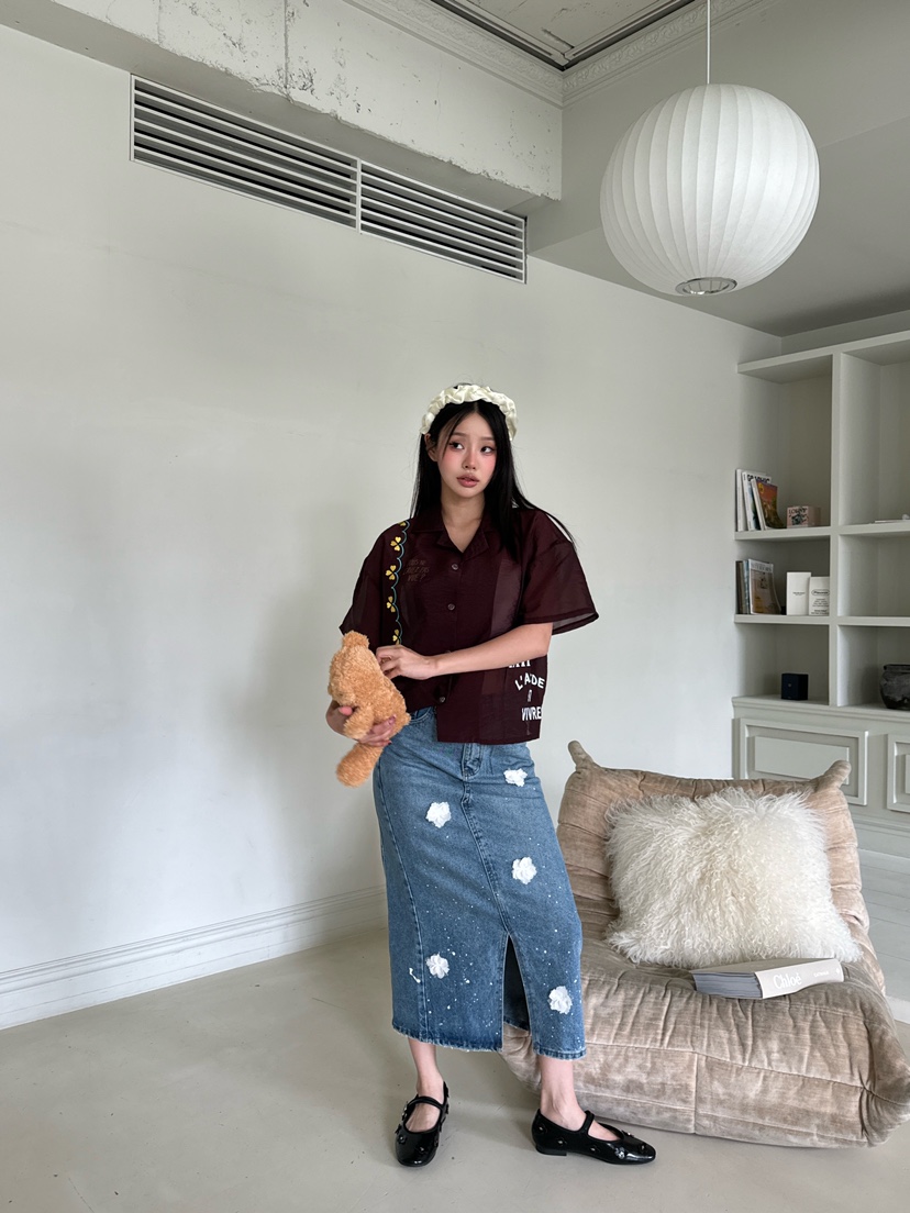 MAISONDEGLORY韓國直郵㊣女裝新款職業熱賣真品推薦襯衫蕾絲衫MAISON DE GLORY襯衫/蕾絲衫