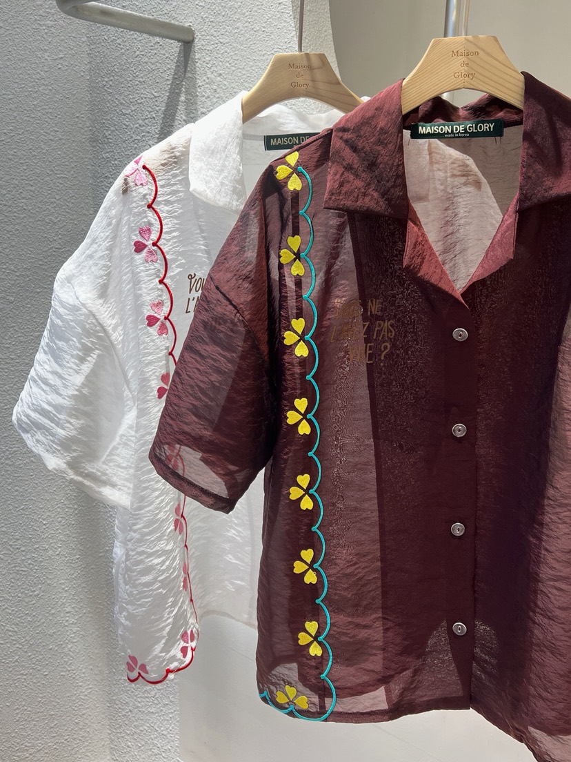 MAISONDEGLORY韓國直郵㊣女裝新款職業熱賣真品推薦襯衫蕾絲衫MAISON DE GLORY襯衫/蕾絲衫